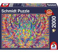 Schmidt Spiele 57394 Wild at Heart, diseño de Tigre, Puzzle de 2000 Piezas, Romp