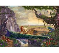 Schmidt Spiele- Simba 57396 Thomas Kinkade, Disney, The Lion King, Return to Pride Rock , Puzzle de 6000 Piezas, Rompecabezas