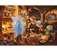 Schmidt Spiele 57526 Thomas Kinkade, Disney, Geppetto's Pinocho, Puzzle de 1000 Piezas
