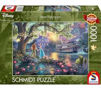 Schmidt Spiele 57527 Thomas Kinkade, Disney Princess and The Frog, Puzzle de 1000 Piezas, Talla única, Multicolor, Normal