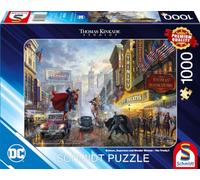 Schmidt Spiele 57589 Thomas Kinkade, Batman, Superman and Wonder Woman-Puzzle de 1000 Piezas, Floral, Multicolor, Normal (CSG57589)