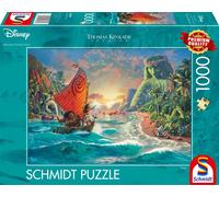 Schmidt Spiele 58030 Thomas Kinkade, Disney, Vaiana, Moana, Puzzle de 1000 Pieza