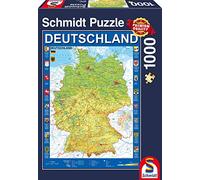 Schmidt Spiele 58287 puzzle Puzzle - Rompecabezas (Puzzle rompecabezas, Mapas, Niños, 12 año(s), 493 mm, 693 mm)