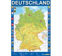 Schmidt Spiele 58287 puzzle Puzzle - Rompecabezas (Puzzle rompecabezas, Mapas, Niños, 12 año(s), 493 mm, 693 mm)