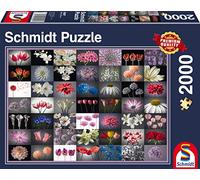 Schmidt Spiele 58297 - Flores, Puzzle de felicitación, 2000 Piezas