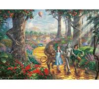 Schmidt Spiele 58426 Thomas Kinkade, Warner, Wizard of Oz, Follow The Yellow Brick Road, Puzzle de 1000 Piezas, Rompecabezas
