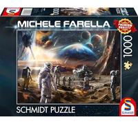 Schmidt Spiele 58537 Infinito Mundos Michele Farella-Puzzle de 1000 Piezas, Multicolor