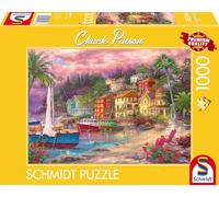 Schmidt Spiele 58556 Chuck Pinson, Coastal Magic, 1000 Piece Puzzle, Multicolor, única
