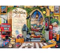 Schmidt-Spiele Rompecabezas 58606 Memories of London – Aimee Steward – 1000 piezas