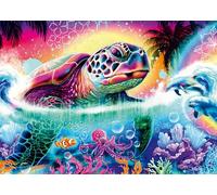 Schmidt Spiele 58634 Tortuga de neón, Sheena Pike, Rompecabezas de 1000 Piezas