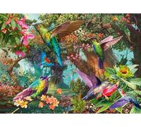 Schmidt Spiele 58869-Puzzle (1000 Piezas), diseño de colibríes, Multicolor (58869)
