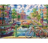 Schmidt Spiele 58877 Amsterdam Canal Magic, Puzzle de 1000 Piezas
