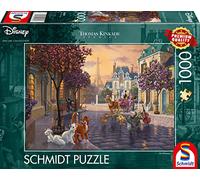Schmidt-Spiele Rompecabezas Thomas Kinkade: Disney Aristocats 59690 – 1000 piezas Colorido