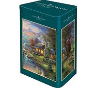 Schmidt Spiele- Thomas Kinkade Nature Paradise - Puzzle (500 Piezas, en Lata nostálgica), Color carbón (59691)