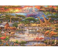 Schmidt Spiele 59708 Paradies Am Kilimanjaro-Puzzle de 500 Piezas, Multicolor