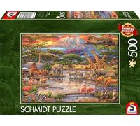 Schmidt Spiele 59708 Paradies Am Kilimanjaro-Puzzle de 500 Piezas, Multicolor