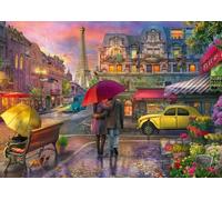 Schmidt Spiele 59713-Puzzle (500 Piezas), diseño de Lluvia en París, Multicolor (59713)