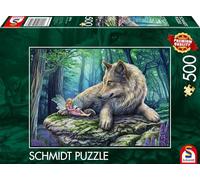 Schmidt Spiele 59714-Puzzle (500 Piezas), diseño de Lobo y Elfo, Multicolor (59714)