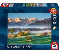 Schmidt Spiele 59762 Garmisch-Partenkirchen, Murnauer Moos, Rompecabezas de 1000