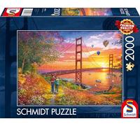 Schmidt-Spiele Rompecabezas Paseo al Puente Golden Gate 59773 2000 piezas Multicolor