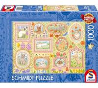 Schmidt- Gato Spiele 59792-Puzzle (1000 Piezas), diseño de Gatos Nobles, Multicolor (59792)
