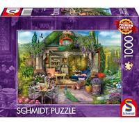 Schmidt Spiele 59794-Puzzle (1000 Piezas), diseño de casa de jardín, Multicolor (59794)