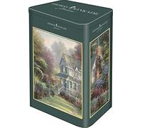 Schmidt Spiele- Thomas Kinkade Victoria Garden II - Puzzle (500 Piezas, en una Lata nostálgica), Color carbón (59925)
