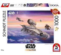 Schmidt Spiele Thomas Kinkade, Lucas Film, Mandalorian, The Escort, 1.000 Piezas, Multicolor, Talla única (59954)