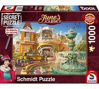 Schmidt Spiele 59973 Junes Journey-Puzzle (1000 Piezas), diseño de orquídeas, Multicolor, Talla única
