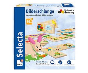 Schmidt Spiele 63024 Selecta - Serpiente de Fotos (Madera, 20 Piezas)