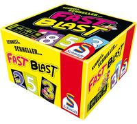 Schmidt Spiele 78810 Fast Blast-Juego de Cartas Familiares, Multicolor