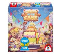 Schmidt Spiele 88961 Cherry on The Cake, ¡El Pastel está buenísimo!, versión multilingüe UK, F, IT, NL, ES