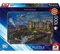 Schmidt Spiele Batman Puzzle de 1000 Piezas de Thomas Kinkade, Warner, DC, Wayne Manor 58427, Multicolor, 49 cm x 69 cm