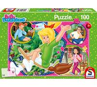 Schmidt Spiele Bibi Bloxberg Hex-Puzle Infantil (100 Piezas), Multicolor (56399)