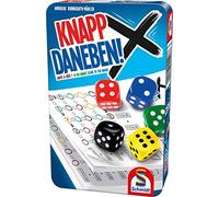 Schmidt Spiele Knapp Daneben 51426 - Juego de Dados en Caja de Metal (versión Alemana), Multicolor