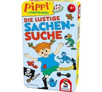 Schmidt Spiele Langstrumpf 51448 Pippi-Calcetín Largo, diseño de la búsqueda de Cosas Divertidas, Multicolor, Normal