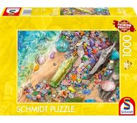 Schmidt Spiele Puzle 59769-Puzle (1000 Piezas), diseño de Playa, Multicolor (59769)