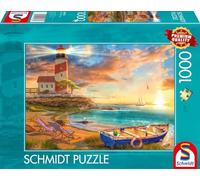 Schmidt-Spiele Puzle Puesta de Sol en la bahía del Faro 59765 1000 piezas Multicolor