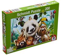 Schmidt Spiele Puzle Infantil (200 Piezas), diseño de Animales, Multicolor (56359)