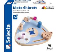 Schmidt Spiele-Selecta 64309 Steiff, Tabla de motricidad, Juguete de Madera para niños pequeños, 16 cm, Multicolor, Medium