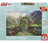 Schmidt Spiele Thomas Kinkade, Hummingbird Cottage-Puzzle de 1000 Piezas, Multicolor, Talla única (59940)