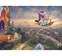 Schmidt Spiele- Thomas Kinkade Disney Aladdin - Puzzle (1000 piezas), Color carbón (CSG59950), Exclusivo en Amazon
