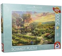 Schmidt Spiele Thomas Kinkade, En los viñedos, 2000 Piezas de Puzzle, Multicolor (59629)