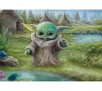 Schmidt Spiele Thomas Kinkade, Lucas Film, The Mandalorian, Childs Play, 1.000 Piezas, Multicolor, Talla única (59955)