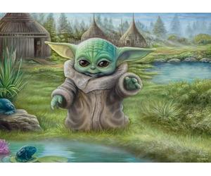 Schmidt Spiele Thomas Kinkade, Lucas Film, The Mandalorian, Childs Play, 1.000 Piezas, Multicolor, Talla única (59955)