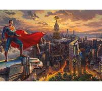 Schmidt Spiele Thomas Kinkade, Superman, Protector de Metrópolis, 57590, Puzzle, Multicolor, Normal