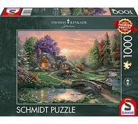 Schmidt Spiele Thomas Kinkade, Sweetheart Retreat-Puzzle de 1000 Piezas, Multicolor, Talla única (59937)