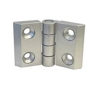 SCHMIDT systemprofile 10 bisagras de 64 x 44 mm de aluminio M6 40 Nut 8 Bisagras plegables, banda giratoria, accesorios de perfil de aluminio
