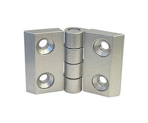 SCHMIDT systemprofile 10 bisagras de 64 x 44 mm de aluminio M6 40 Nut 8 Bisagras plegables, banda giratoria, accesorios de perfil de aluminio