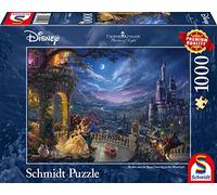 Schmidt , Thomas Kinkade: Disney Beauty and The Beast Puzzle -1000pc, Puzzle, Ages 12+, 1 Players